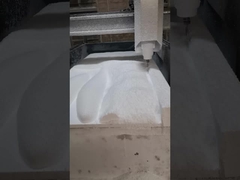La escultura coralina de la pintura del EPS (expandablepolystyrene) se puede adornar en las tiendas para casarse la decoración