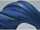 Decoración de encargo azul de la exposición de Matte Abstract Form Sculpture Club de la escultura de la resina