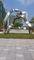 Figuras del jardín del metal del extracto de la escultura de Matte Brushed Large Outdoor Metal
