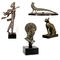 Pequeña escultura de bronce modificada para requisitos particulares, escritorio pequeño Lion Statue de bronce