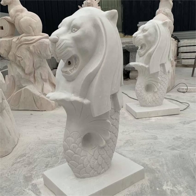 Artes decorativos de lanzamiento de Waterscape de la escultura de mármol de encargo a trazar