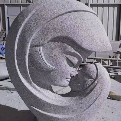 La escultura de piedra del 100CM hace la decoración al aire libre del jardín
