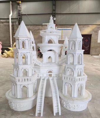 Decoraciones de EPS Escultura de mármol personalizada Efecto de superficie de pulido
