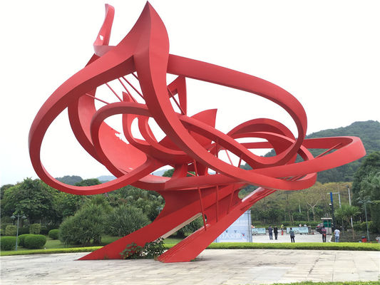 Estatuas contemporáneas del jardín del metal del paisaje del extracto al aire libre grande de la escultura