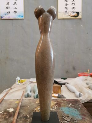 Escultura de acero inoxidable de Art Sculpture Gift Office Contemporary del arrabio