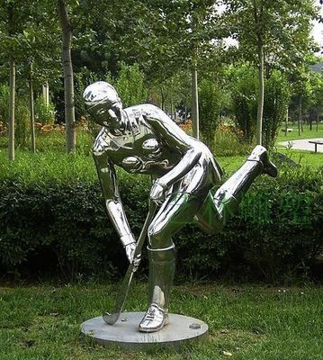Gray Iron Rodin Portrait Sculpture, figura humana de acero inoxidable de la escultura 304